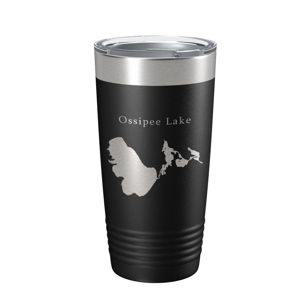 Ossipee Lake Map Tumbler Travel Mug Insulated Laser Engraved Coffee Cup New Hampshire 20 oz