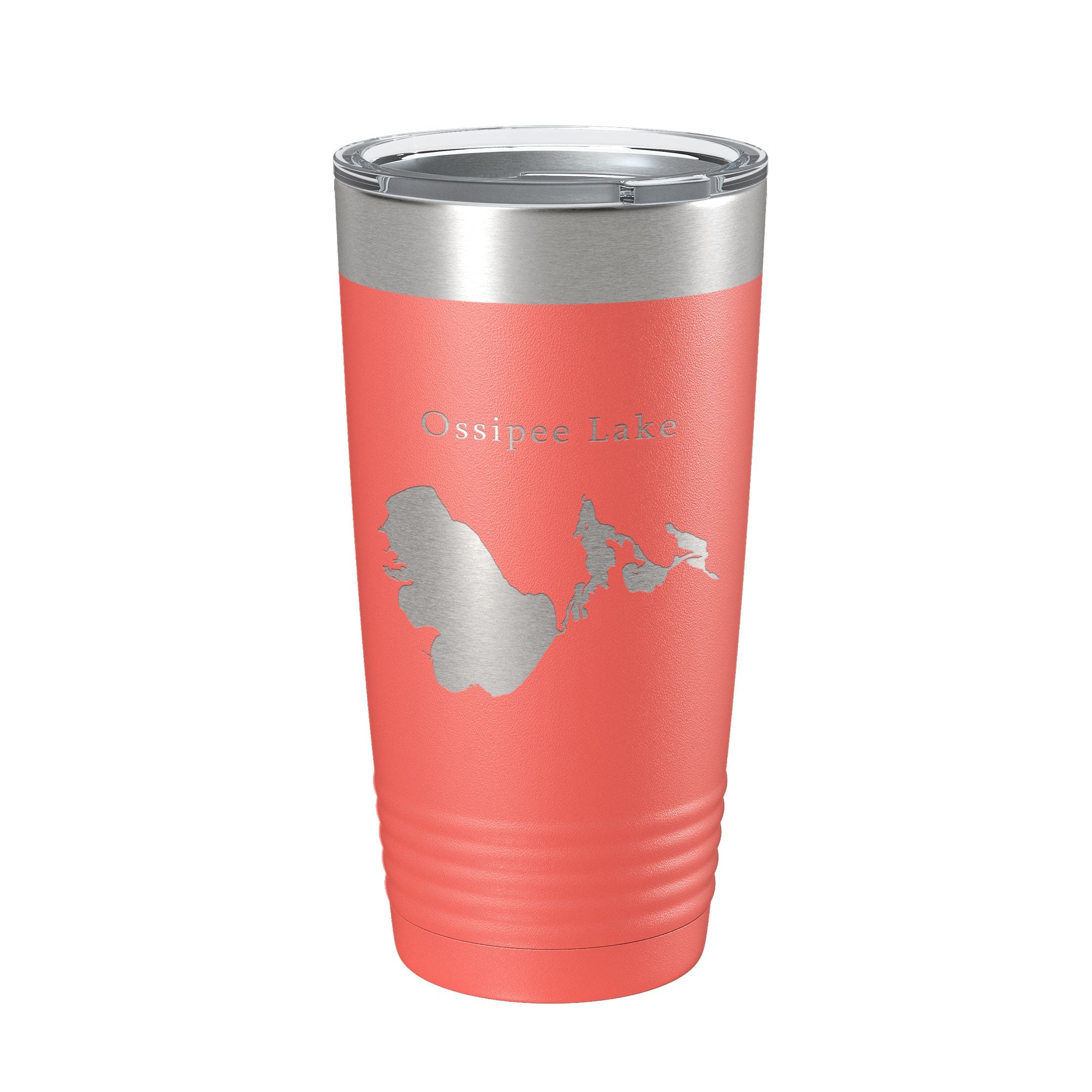 Ossipee Lake Map Tumbler Travel Mug Insulated Laser Engraved Coffee Cup New Hampshire 20 oz