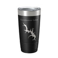 Sportsman Lake Map Tumbler Travel Mug Insulated Laser Engraved Coffee Cup Oklahoma 20 oz