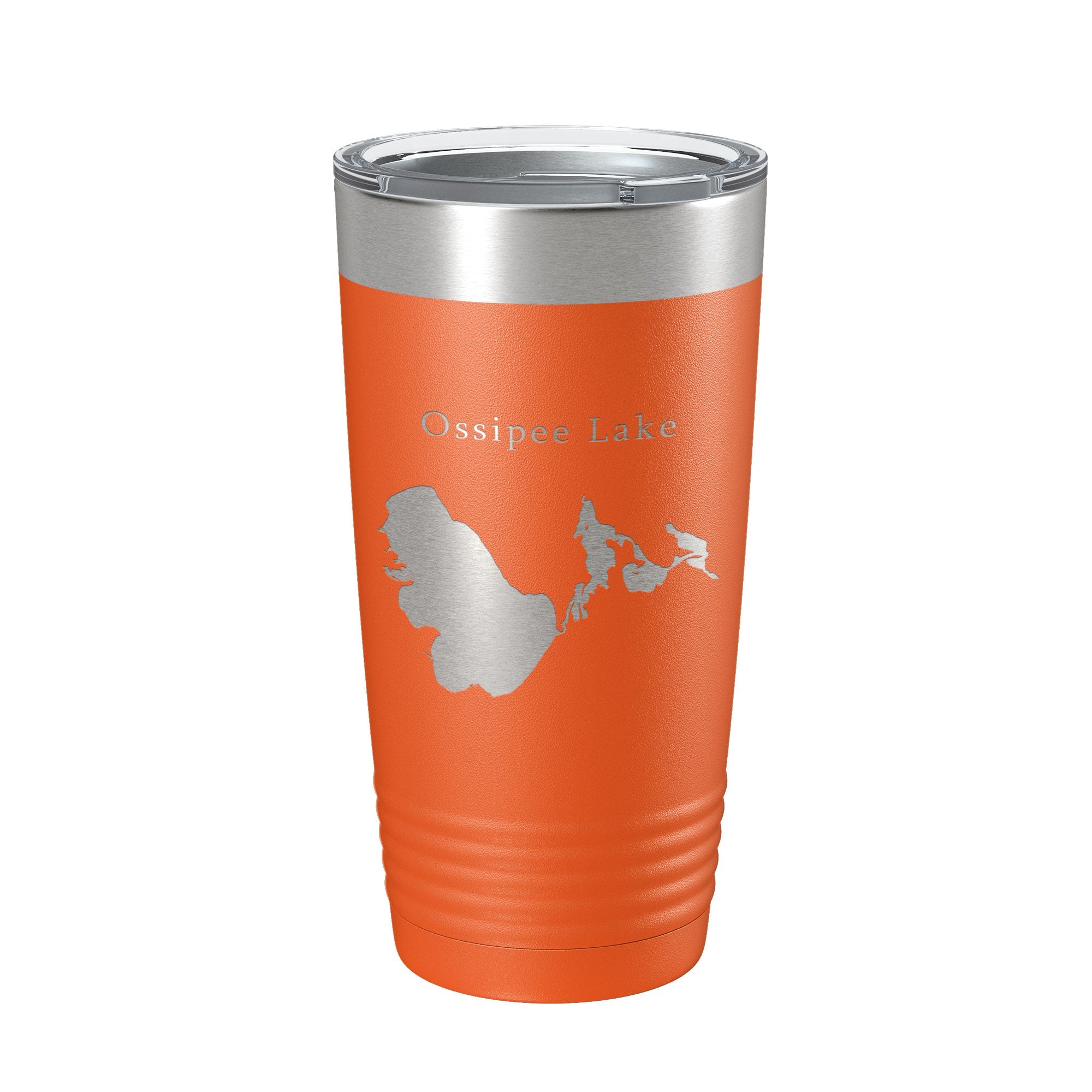 Ossipee Lake Map Tumbler Travel Mug Insulated Laser Engraved Coffee Cup New Hampshire 20 oz