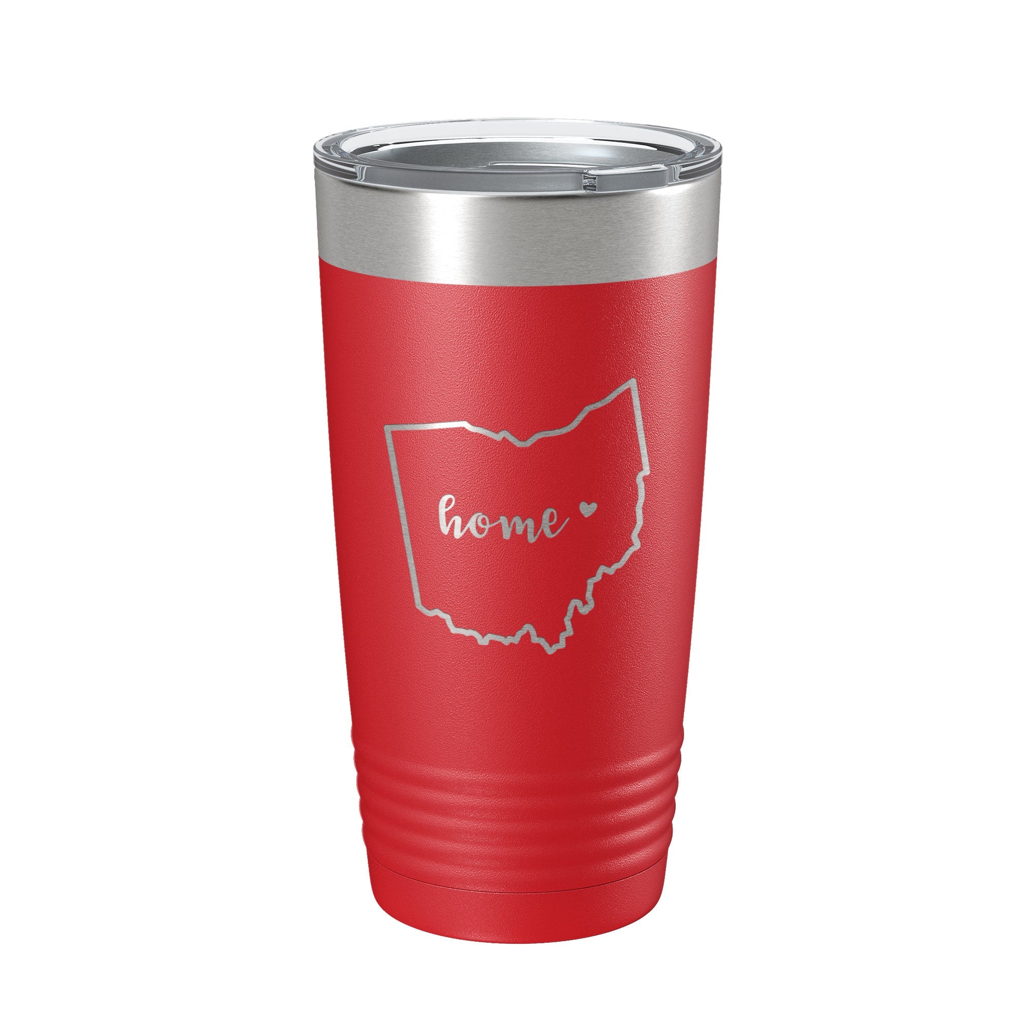Ohio Tumbler Home State Travel Mug Insulated Laser Engraved Map Coffee Cup 20 oz