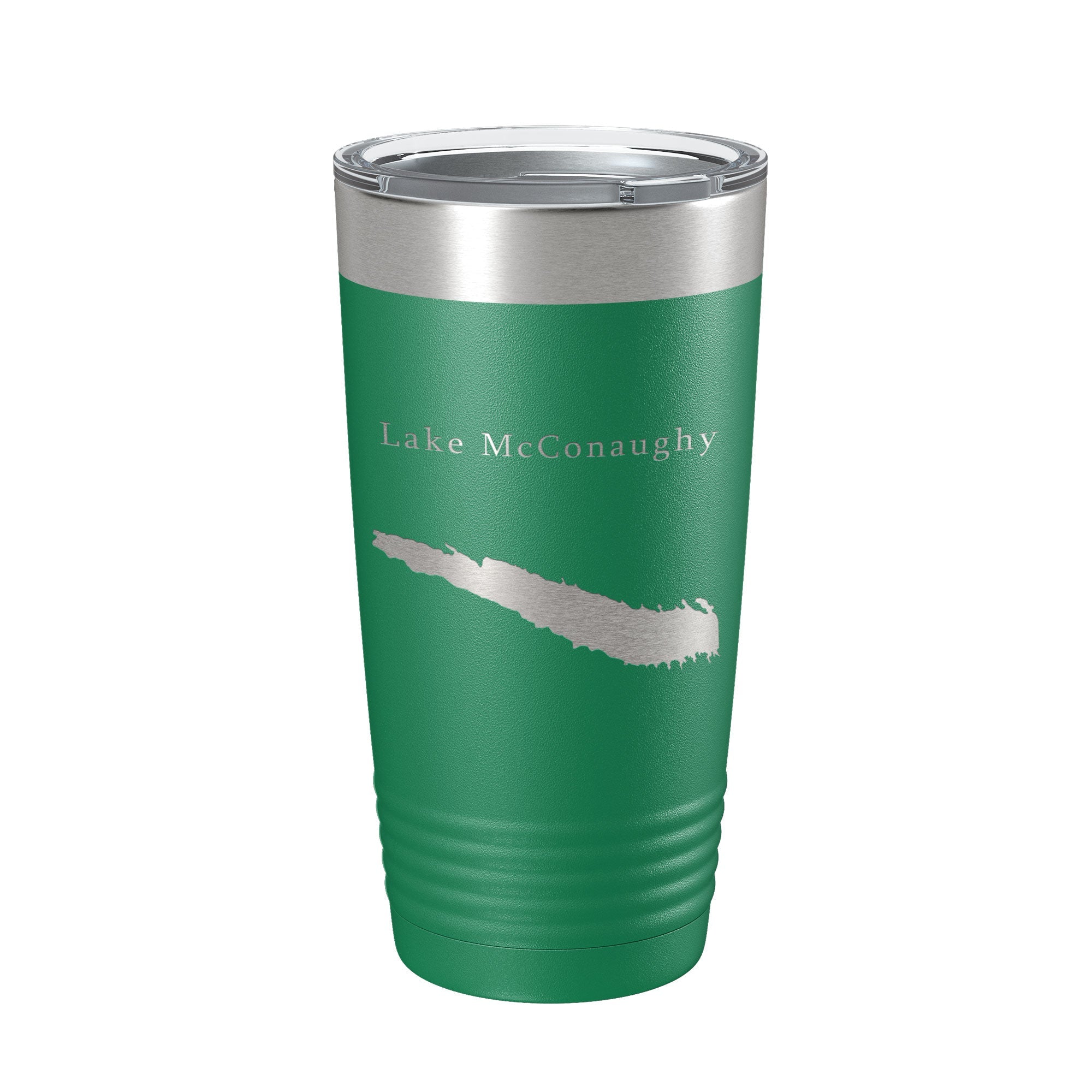 Lake McConaughy Map Tumbler Travel Mug Insulated Laser Engraved Coffee Cup Nebraska 20 oz