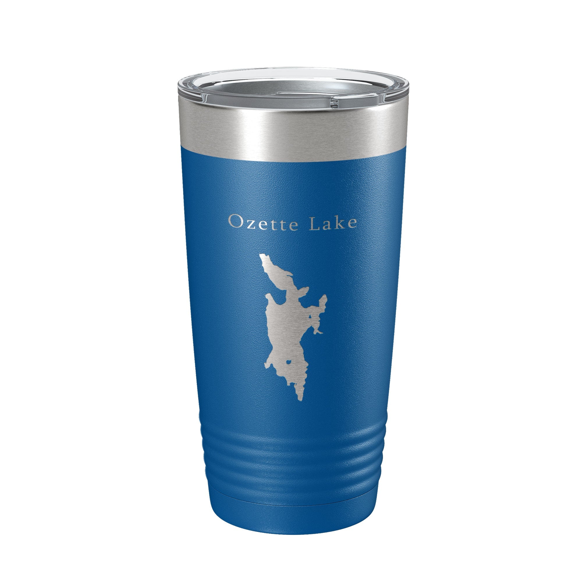 Ozette Lake Map Tumbler Travel Mug Insulated Laser Engraved Coffee Cup Washington 20 oz