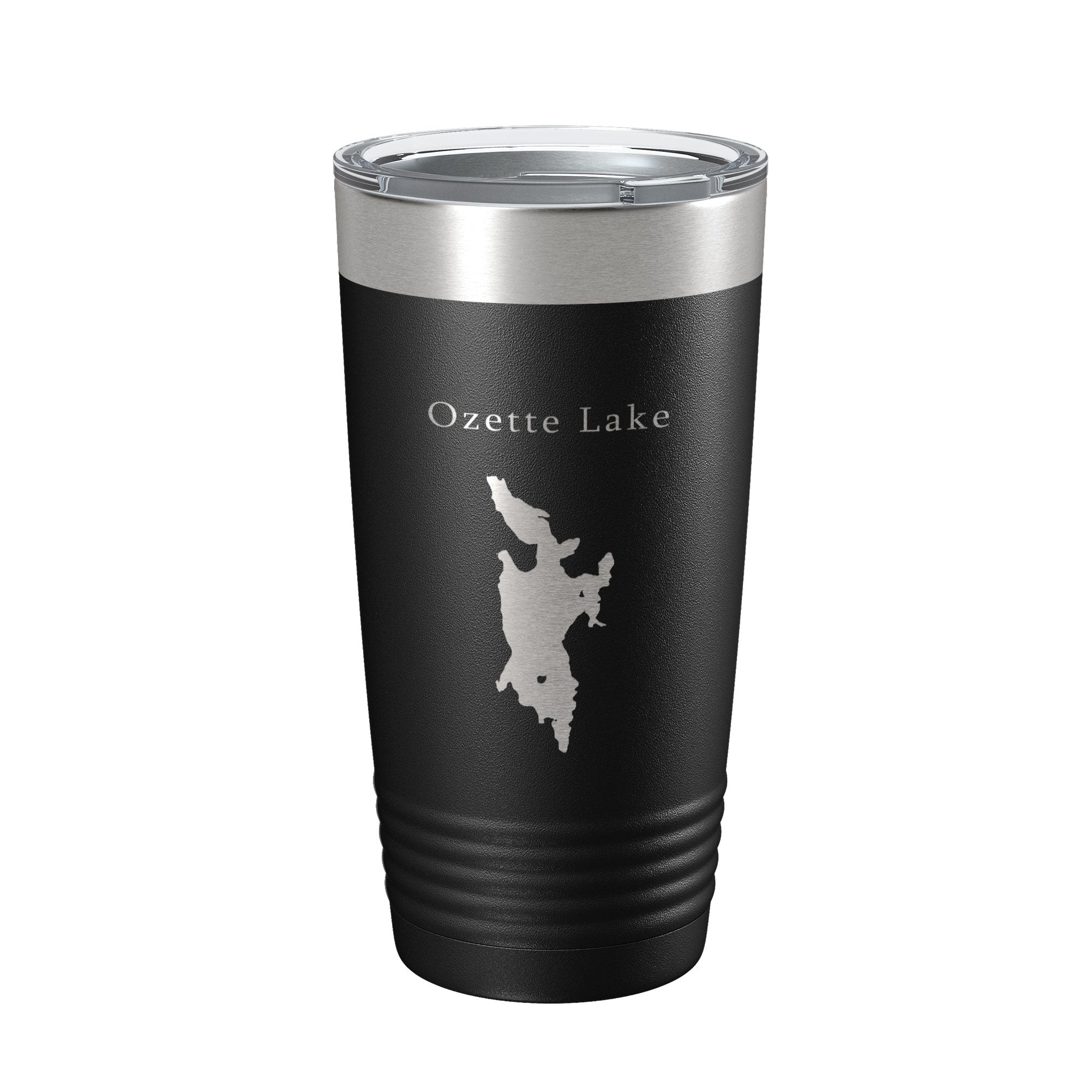 Ozette Lake Map Tumbler Travel Mug Insulated Laser Engraved Coffee Cup Washington 20 oz