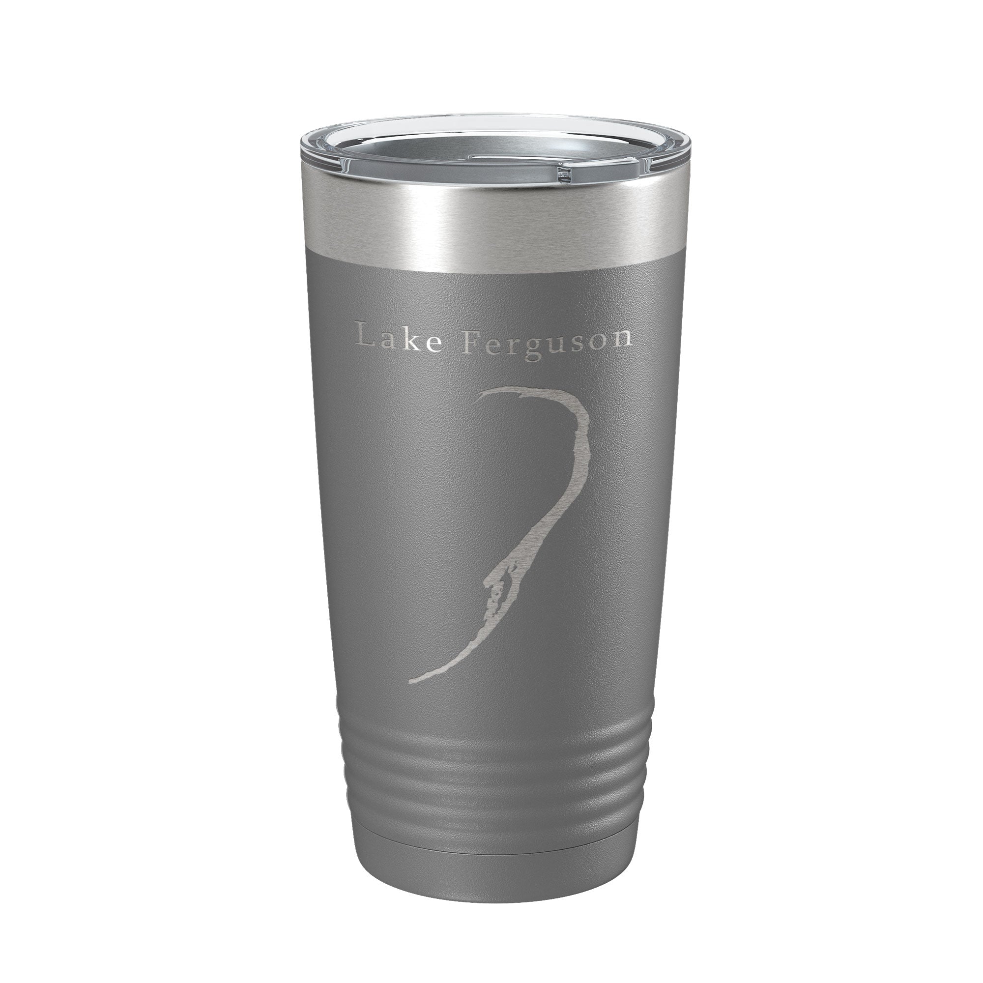 Lake Ferguson Map Tumbler Travel Mug Insulated Laser Engraved Coffee Cup Arkansas Mississippi 20 oz