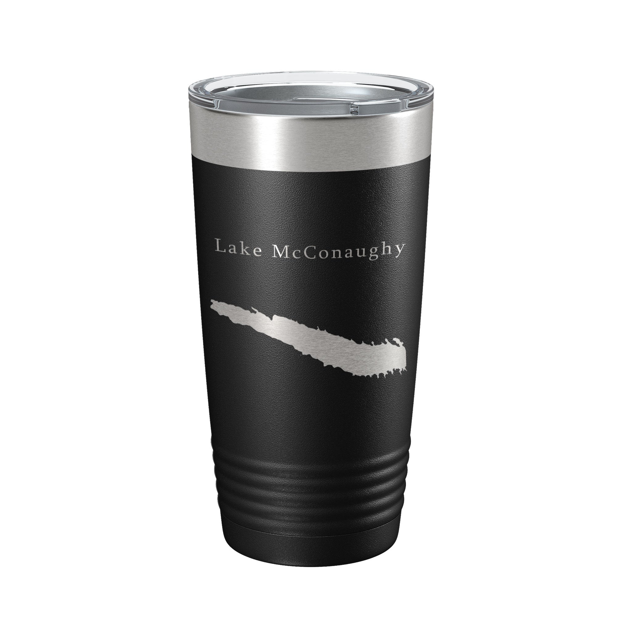 Lake McConaughy Map Tumbler Travel Mug Insulated Laser Engraved Coffee Cup Nebraska 20 oz